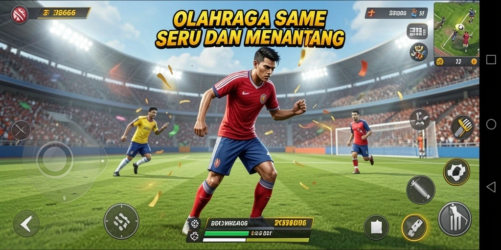 Tampilan menarik dari gameplay <strong>333666</strong> yang penuh aksi olahraga.