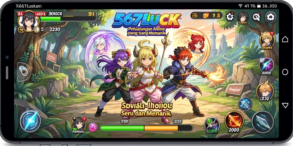Screenshot gameplay <strong>567LUCK</strong> menunjukkan karakter dalam pertempuran seru.
