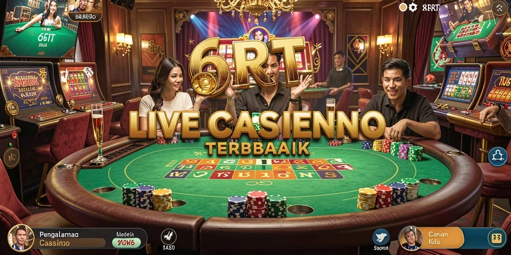 Screenshot gameplay Live Casino 6RT yang seru dan menarik.