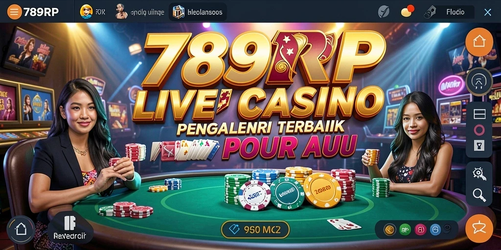 Tampilan seru gameplay Live Casino di 789RP dengan dealer langsung.