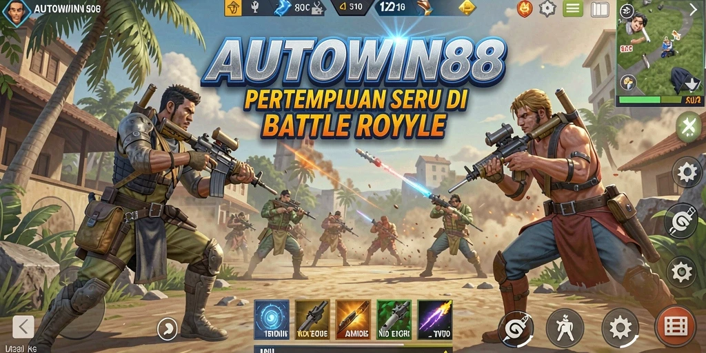 Tangkapan layar gameplay AUTOWIN88 menampilkan aksi pertempuran yang seru dan mendebarkan.
