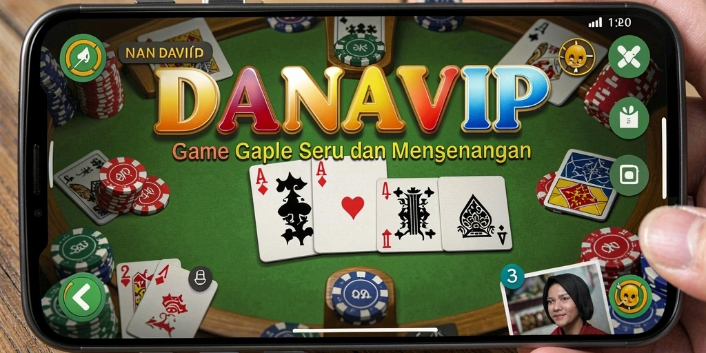 Tampilan gameplay seru dan kompetitif di DANAVIP.