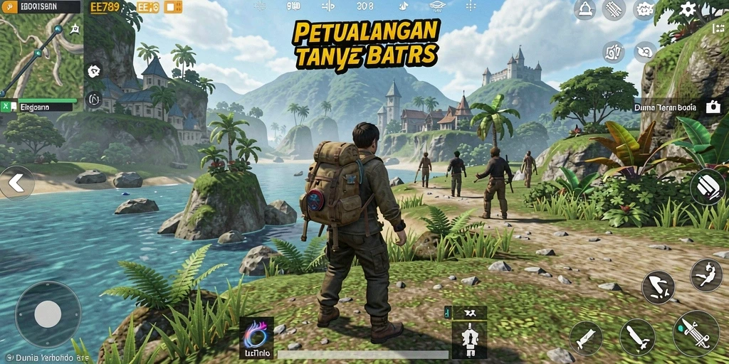 Screenshot gameplay Open World EE789 yang menakjubkan.