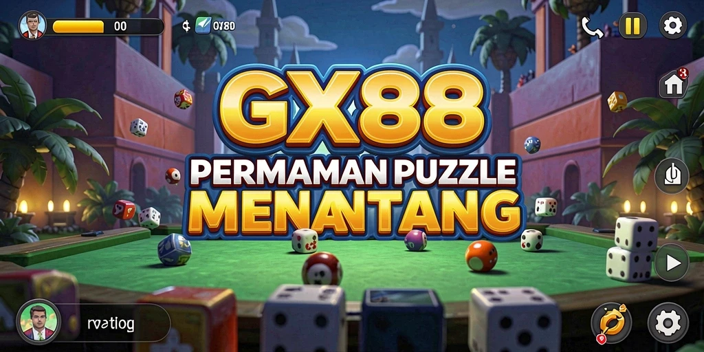 Tampilan gameplay klasik GX88 dengan puzzle menarik.
