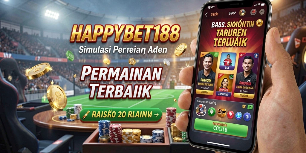 Tampilan menarik gameplay realistic dari HAPPYBET188.