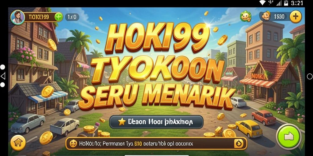 Screenshot HOKI99 menunjukkan gameplay dan pengelolaan bisnis yang seru.