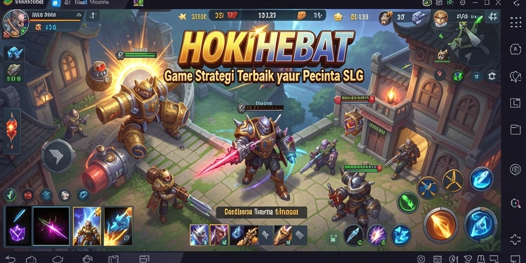 Tampilan gameplay HOKIHEBAT yang seru dan strategis.