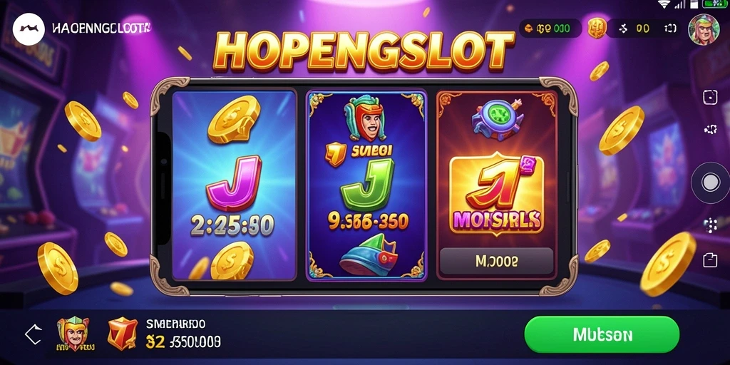 Screenshot menunjukkan gameplay slot seru dalam HOPENGSLOT.