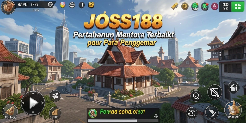 Screenshot gameplay JOSS188 menampilkan menara pertahanan yang strategis dan gelombang musuh yang mendebarkan.