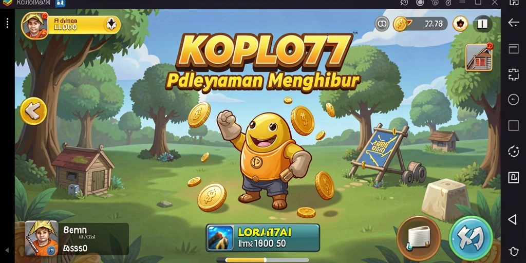 Tampilan menarik dari gameplay KOPLO77 yang santai.