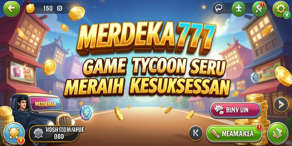 Screenshot gameplay MERDEKA777 menampilkan kebangkitan bisnis yang sukses.