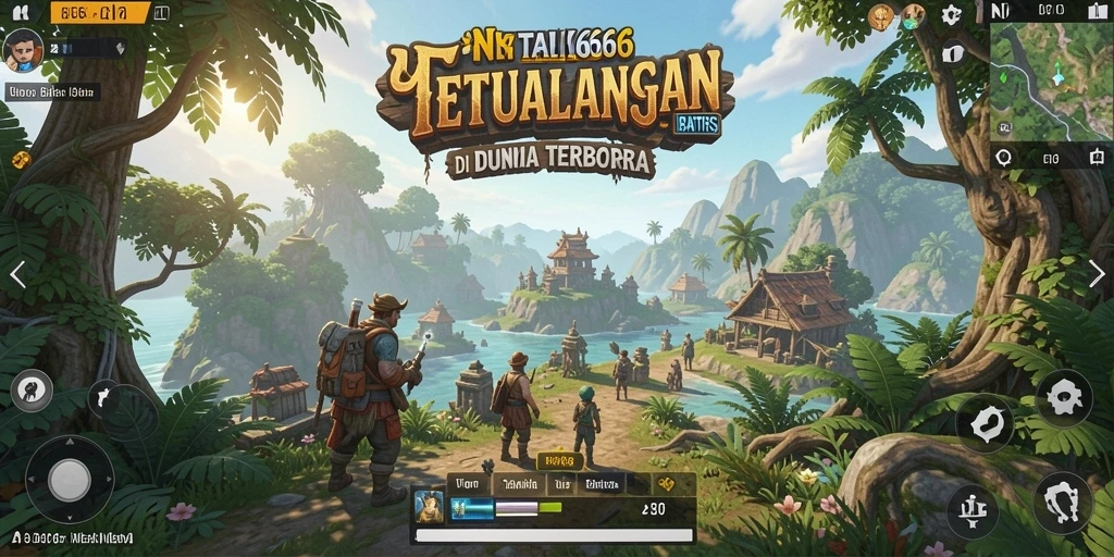 Screenshot gameplay Open World dari NK666 dengan eksplorasi jalan yang menarik.