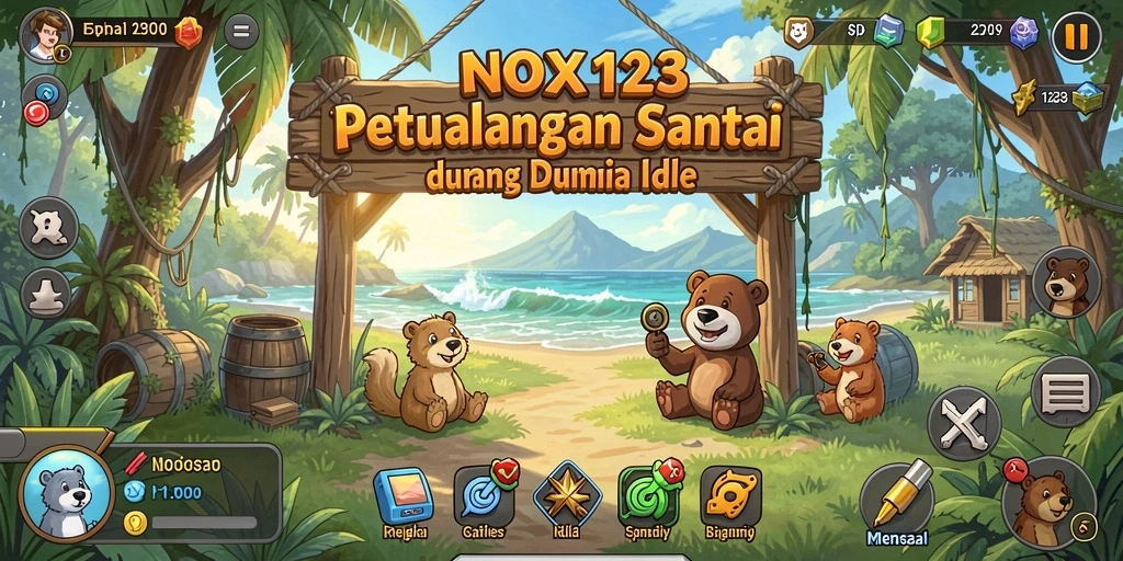 Screenshot gameplay <strong>NOX123</strong> yang menampilkan keseruan dalam bermain Idle.