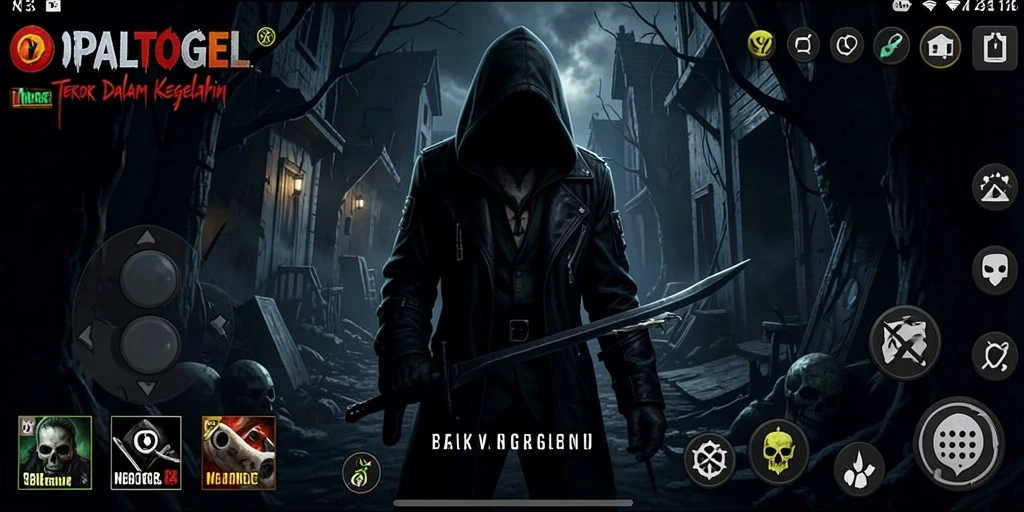 Gameplay menakutkan dalam OPALTOGEL dengan atmosfer Horror.