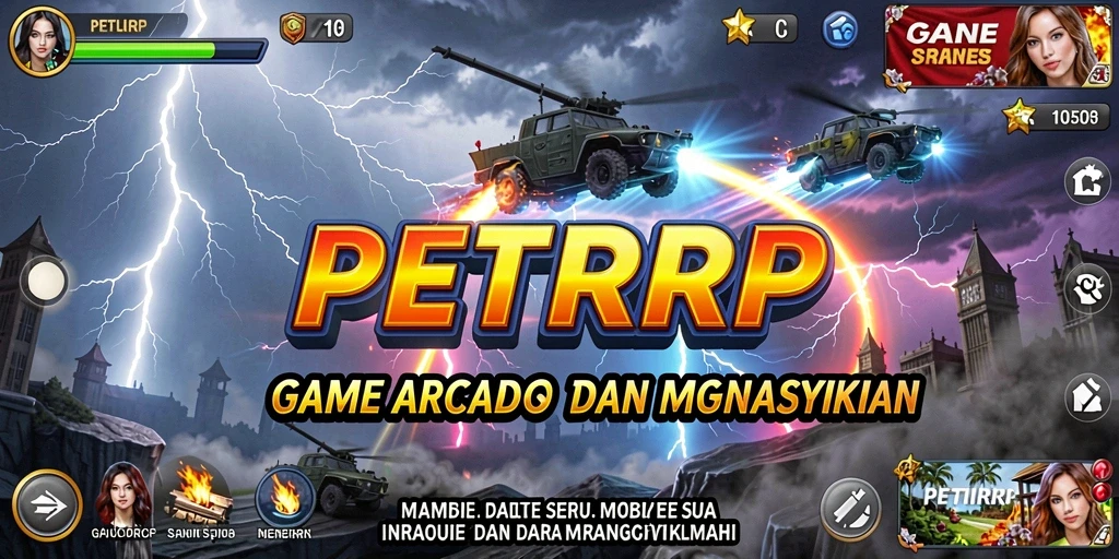Tampilan gameplay seru dari PETIRRP dengan grafis yang menarik.