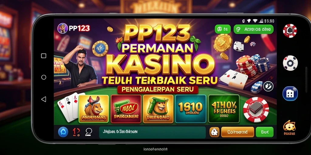 Tampilan gameplay yang menegangkan di PP123 saat bermain Kasino.