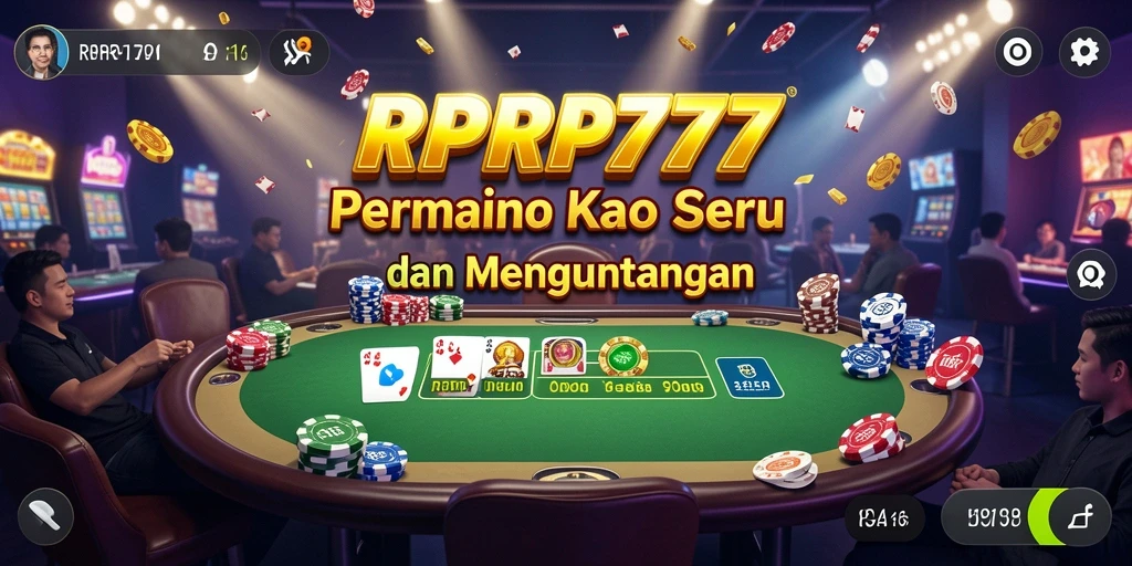 Tampilan gameplay RPRP777 yang menegangkan dan seru.
