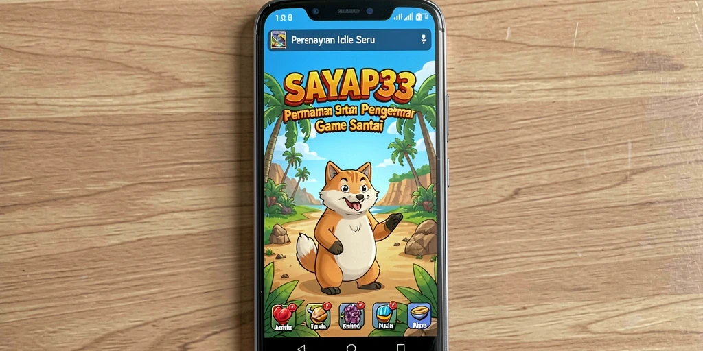 Tampilan gameplay SAYAP33 yang menarik dan penuh warna.