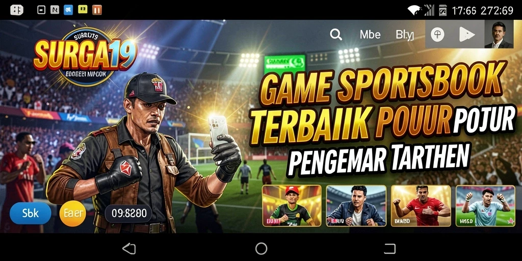 Tampilan utama gameplay Sportsbook SURGA19 yang menarik dan interaktif.