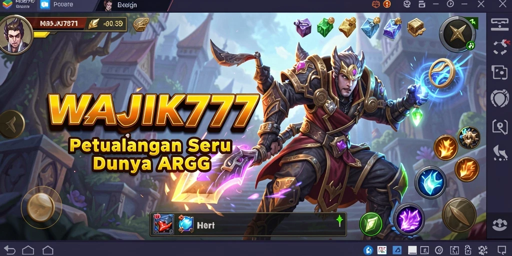 Tampilan gameplay seru dan grafis menawan dari WAJIK777.